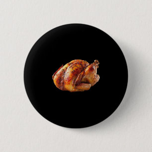 Chapa Redonda De 5 Cm Pavo de Acción de Gracias Disfraz de Comida Divert