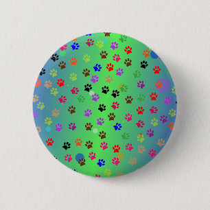 Chapa Redonda De 5 Cm Paws