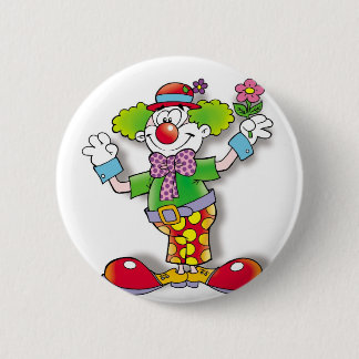 Chapa Redonda De 5 Cm Payaso