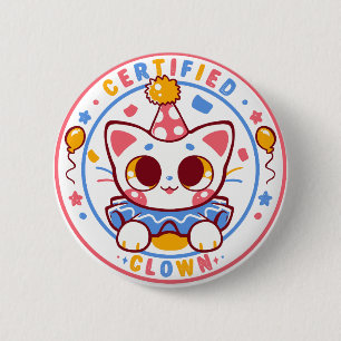 Chapa Redonda De 5 Cm Payaso certificado