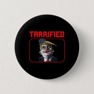 Chapa Redonda De 5 Cm Payaso divertido de Trump broma política aterroriz