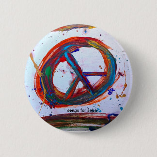 Chapa Redonda De 5 Cm paz