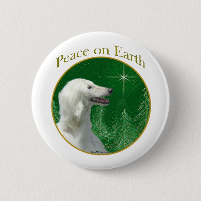 Chapa Redonda De 5 Cm Paz afgana (Anverso)