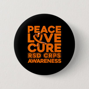 Chapa Redonda De 5 Cm Paz Amor Cura Rsd Crps Conciencia 1