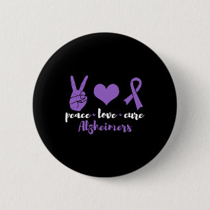 Chapa Redonda De 5 Cm Paz Amor Cure Heimerheimers Conciencia Familia Gue