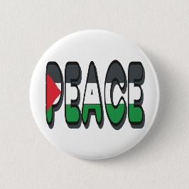 Chapa Redonda De 5 Cm Paz Palestina