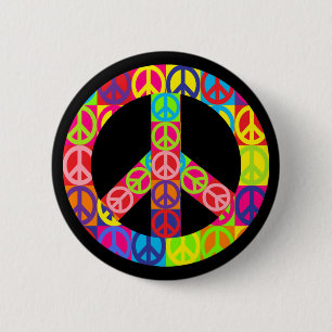 Chapa Redonda De 5 Cm Paz Patchy