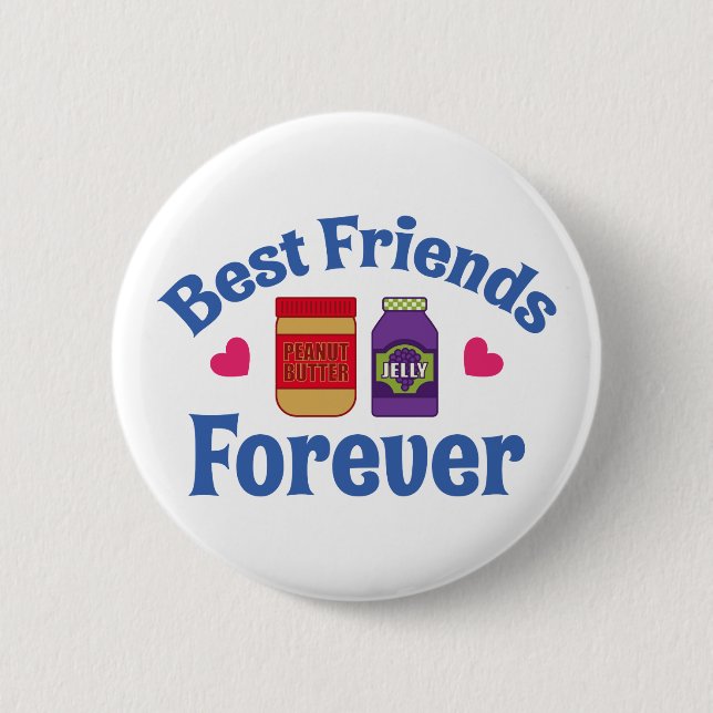 CHAPA REDONDA DE 5 CM PB&J BFF (Anverso)