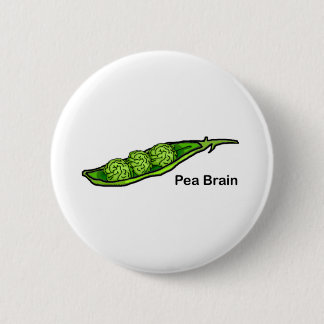 Chapa Redonda De 5 Cm Pea Brain