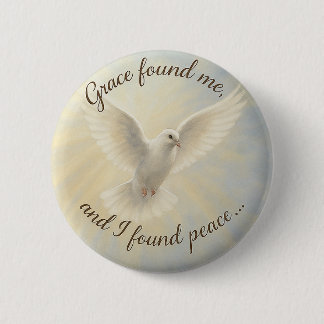 Chapa Redonda De 5 Cm Peace Dove Custom Button Design...