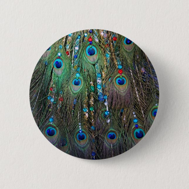 Chapa Redonda De 5 Cm Peacock Jewelery (Anverso)