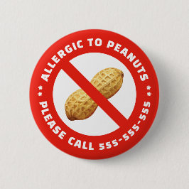 Chapa Redonda De 5 Cm Peanut allergy