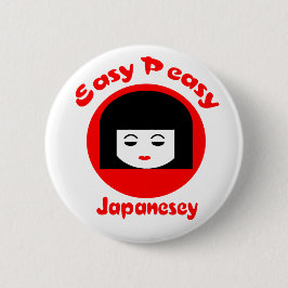 Chapa Redonda De 5 Cm Peasy fácil Japanesey
