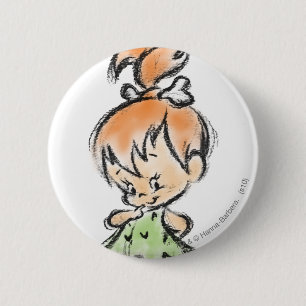 Chapa Redonda De 5 Cm PEBBLES™ - Dibujo a mano