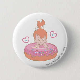 Chapa Redonda De 5 Cm PEBBLES™ en Donut