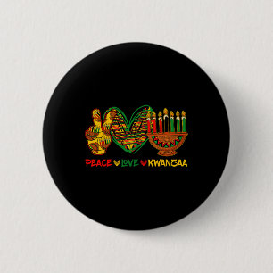 Chapa Redonda De 5 Cm Pecae Love Kwanzaa Kinara Principios Velas Pan A