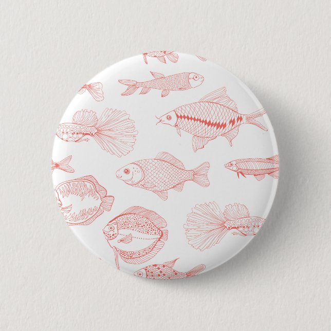 Chapa Redonda De 5 Cm Peces (Anverso)