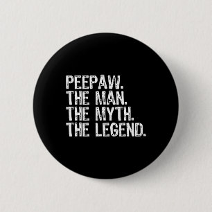 Chapa Redonda De 5 Cm Pee-paw El hombre El mito La leyenda Bunnyaw diver