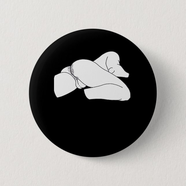 Chapa Redonda De 5 Cm Peekaboo Classic Funny (Anverso)