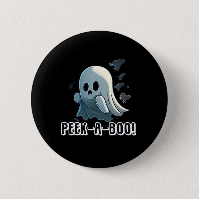 Chapa Redonda De 5 Cm Peekaboo Halloween Edition (Anverso)