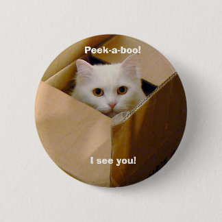 Chapa Redonda De 5 Cm ¡Peekaboo! ¡Le veo!