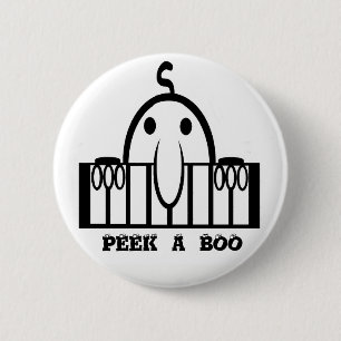 Chapa Redonda De 5 Cm Peeper-a-boo