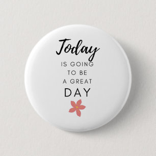 Chapa Redonda De 5 Cm Pegatina de citas positivas motivacionales