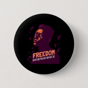 Chapa Redonda De 5 Cm Pegatina De Independencia Y Libertad