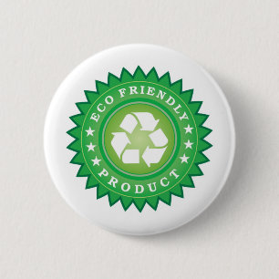 Chapa Redonda De 5 Cm Pegatina Eco Friendly