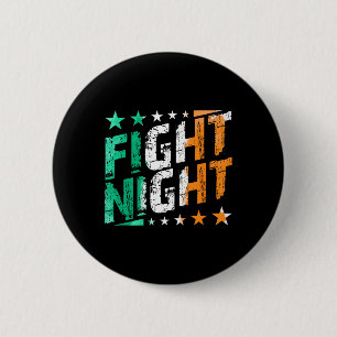 Chapa Redonda De 5 Cm Pelea Por El Boxeo Nocturno Mma O El Tema Del Vent