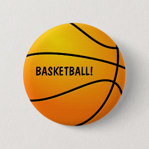 Chapa Redonda De 5 Cm PELOTA DE BALONCESTO! Chapa