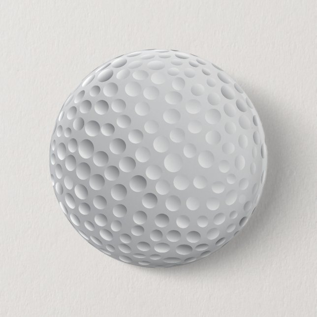 Chapa Redonda De 5 Cm Pelota de golf (Anverso)