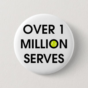 Chapa Redonda De 5 Cm Pelota de tenis