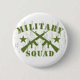 Chapa Redonda De 5 Cm Pelotón militar M16 - verde