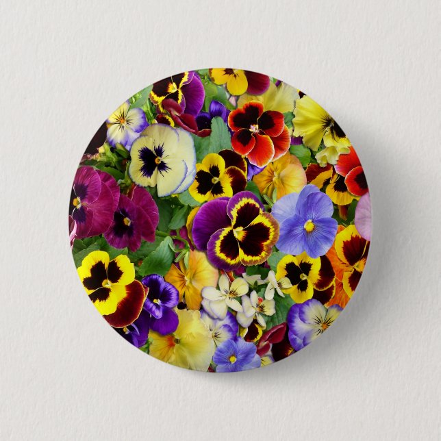 Chapa Redonda De 5 Cm Pensamientos bonitos (Anverso)