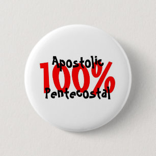 Chapa Redonda De 5 Cm Pentecostal apostólico del 100%