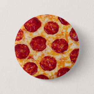 Chapa Redonda De 5 Cm Pepperoni Pizza Hot and Yummy!