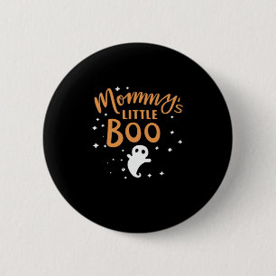Chapa Redonda De 5 Cm Pequeña boo de mamá - Feliz Halloween