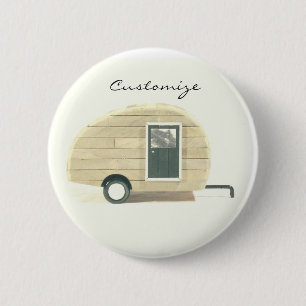 Chapa Redonda De 5 Cm Pequeña caravana gitana Thunder_Cove
