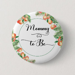 Chapa Redonda De 5 Cm Pequeña Naranja de cítricos cúbico mamá para ser b