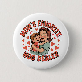 Chapa Redonda De 5 Cm Pequeño botón, gran amor - Celebrar el abrazo mági