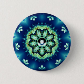 Chapa Redonda De 5 Cm Pequeño hombre azul