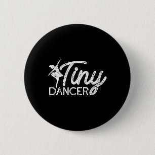 Chapa Redonda De 5 Cm Pequeños bailarines de danza dulce Chicas Salsa Ba