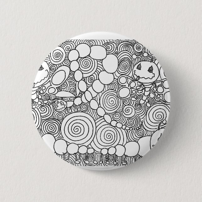 Chapa Redonda De 5 Cm Percentum Bugz (Anverso)