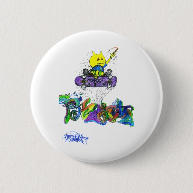 Chapa Redonda De 5 Cm Percentum Ollie (Anverso)