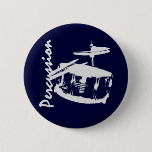Chapa Redonda De 5 Cm Percusión/ ronquido