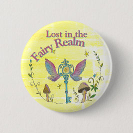 Chapa Redonda De 5 Cm Perdido en el reino de las Fiarias, amante del jus