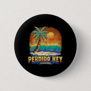 Chapa Redonda De 5 Cm Perdido Key Florida Vintage Molestias de recuerdo