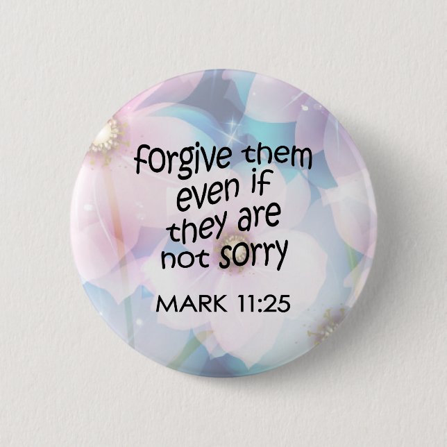 Chapa Redonda De 5 Cm Perdónenlos (Anverso)