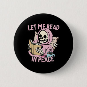 Chapa Redonda De 5 Cm Permítanme Leer En Paz El Famoso Salón Del Libro D